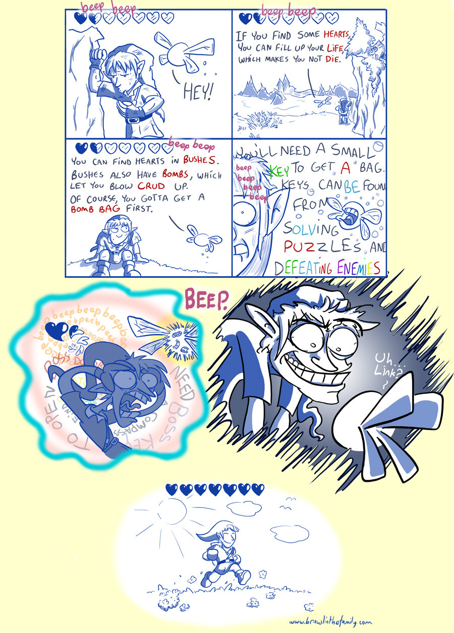 At least he didn't shove her into a bottle.