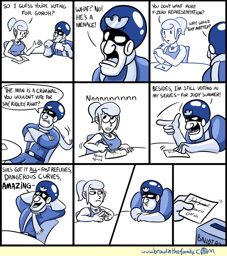 A ''FALCON VOTE'' is so powerful that the last time he did it, the candidate immediately won.