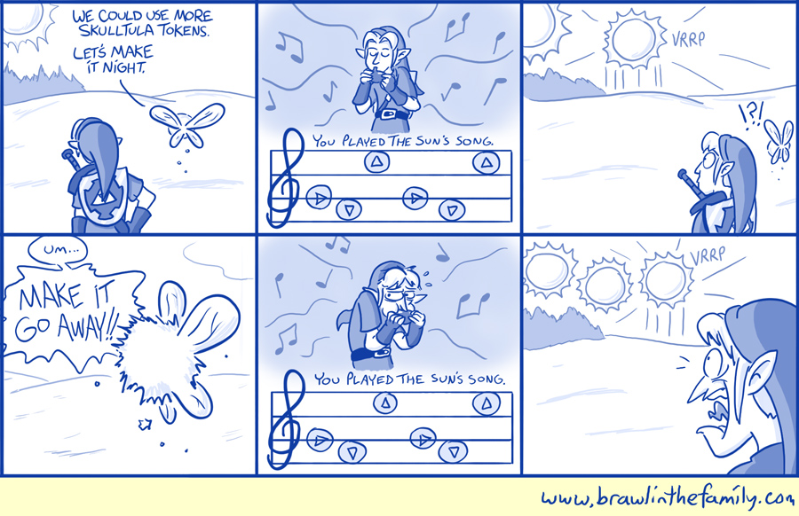 Hello, Mr. Link!  Would you like some sun?