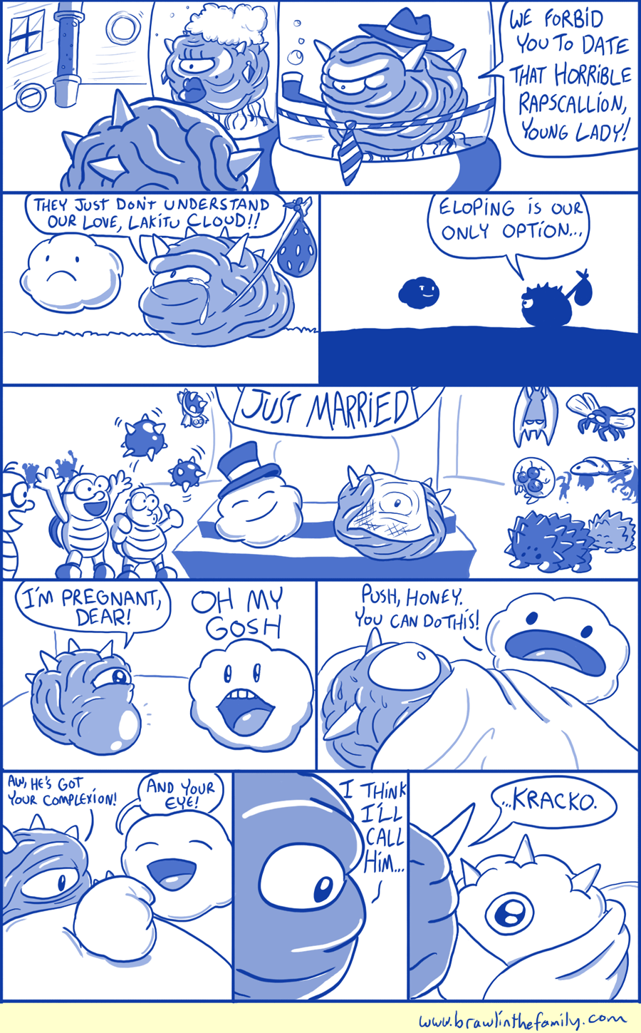 It was a really weird honeymoon.