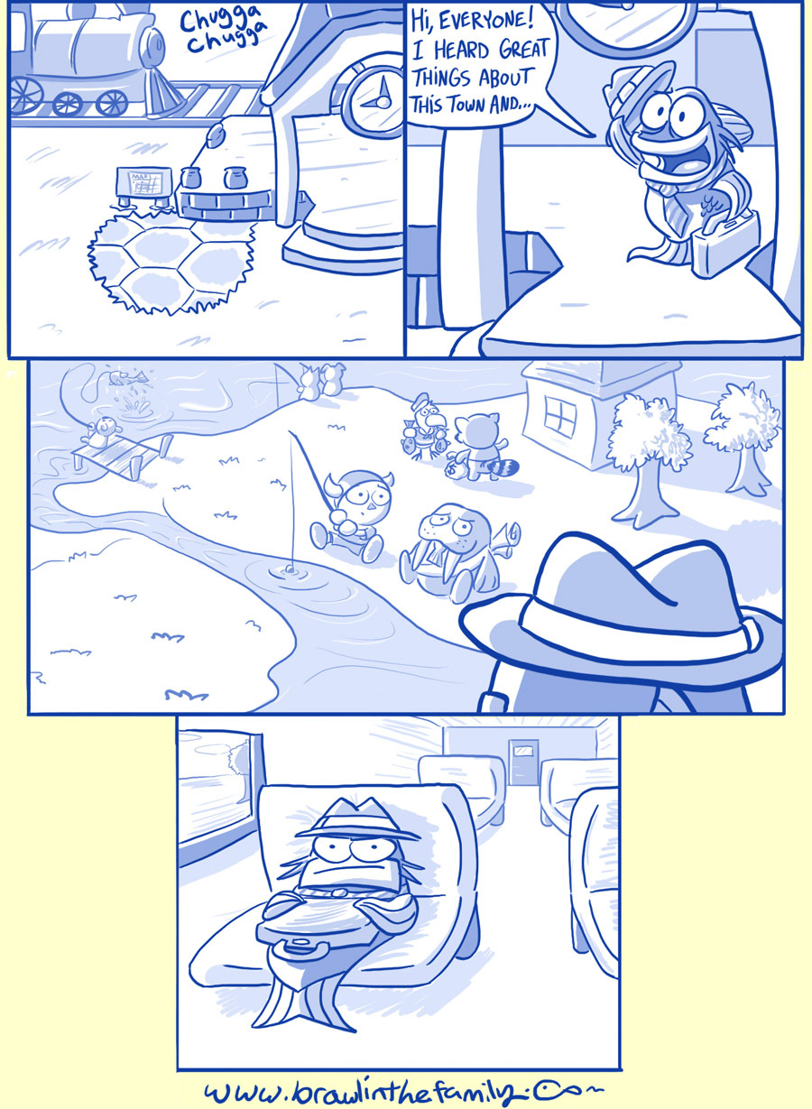 Larry the Locust had a similarly unpleasant experience.