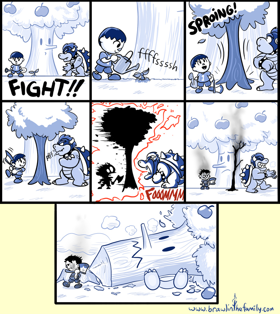 Bowser couldn't see the Animal Forest for the trees.