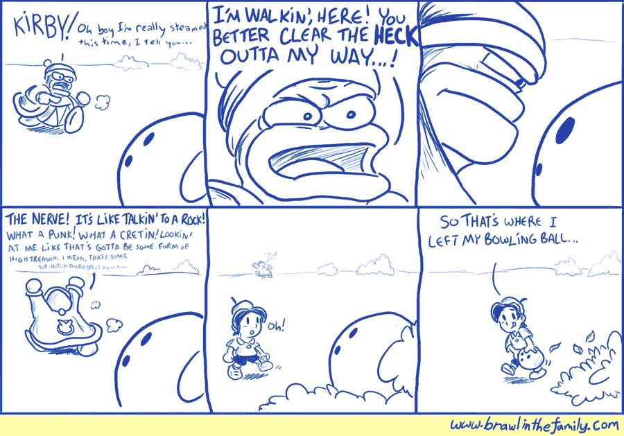 How did the ball get there in the first place...?