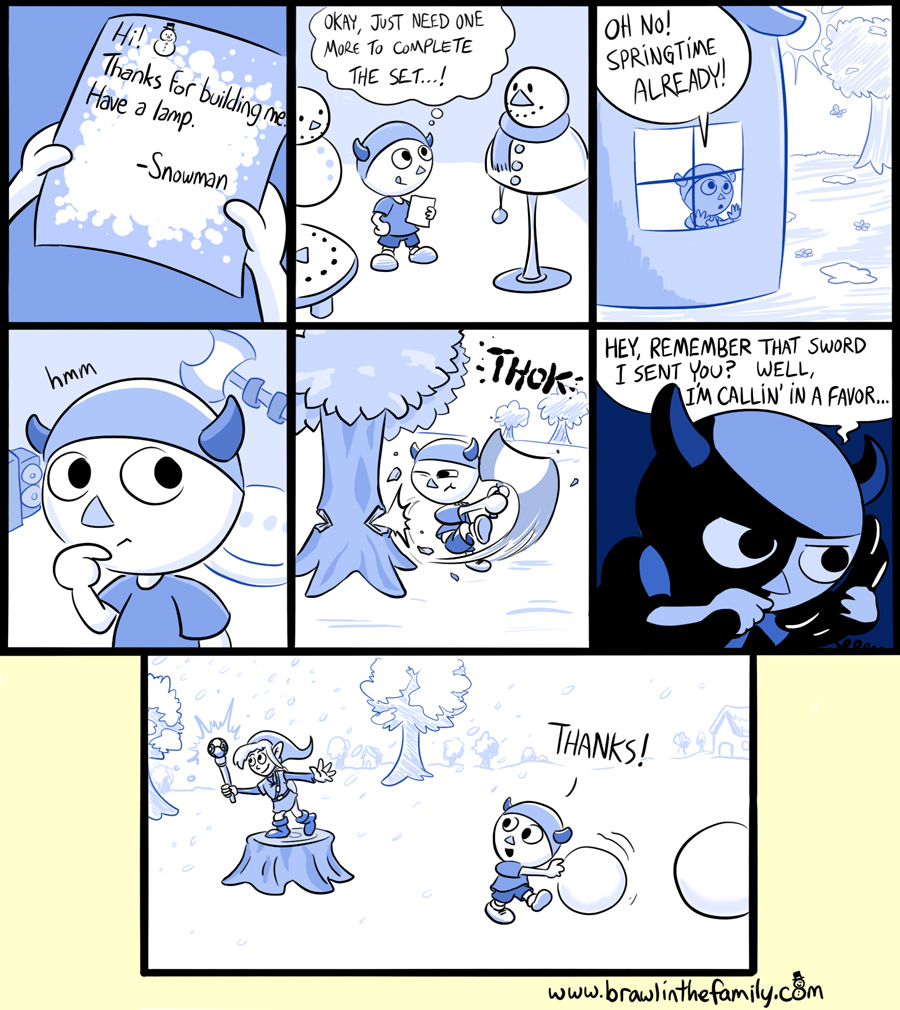 ''Can we do Summer next?  I want to catch an arapaima.''