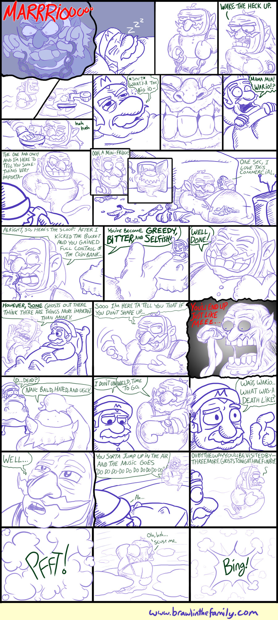 Well, that explains Wario's jaw-drop taunt in Brawl