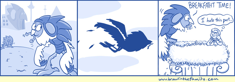 ''And today's the day we teach you to fly!''