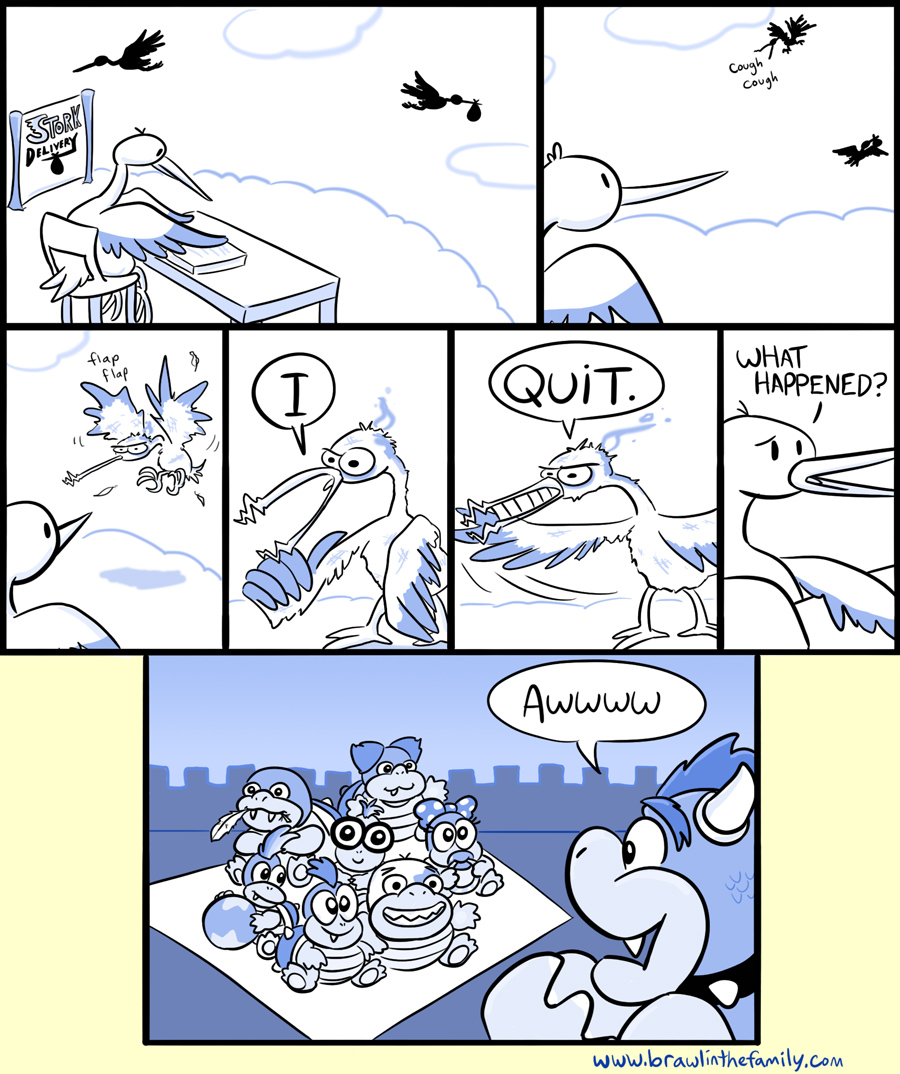 ''Oh wait, looks like you forgot one more kid.  Have fun!''