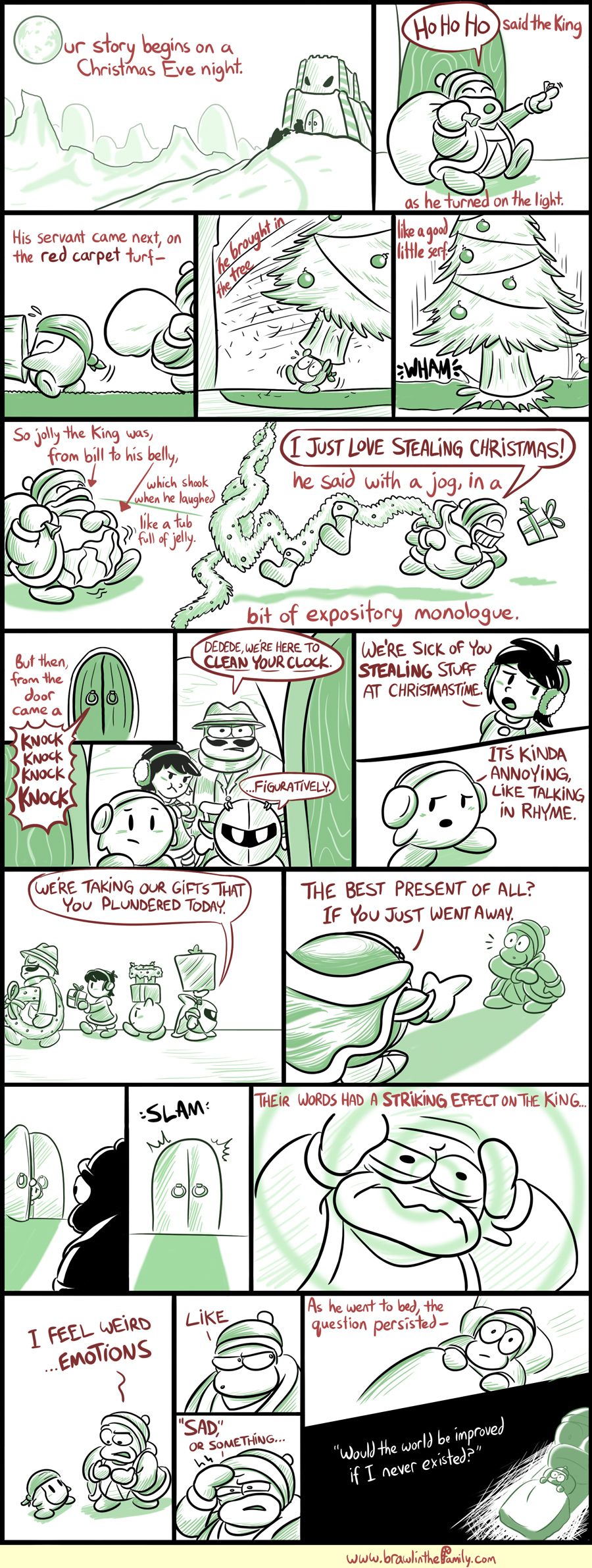 But what may have been the worst theft of he, was stealing this Christmas tale from a movie