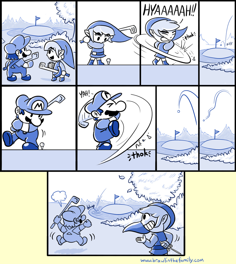 Well Mario, you could always best Link at tennis!  ...Oh wait.