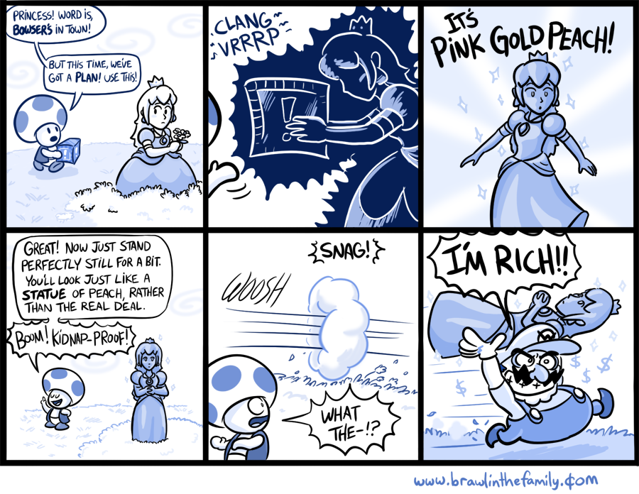 He's going to be disappointed when the power-up wears off and all he'll have is a beautiful woman.