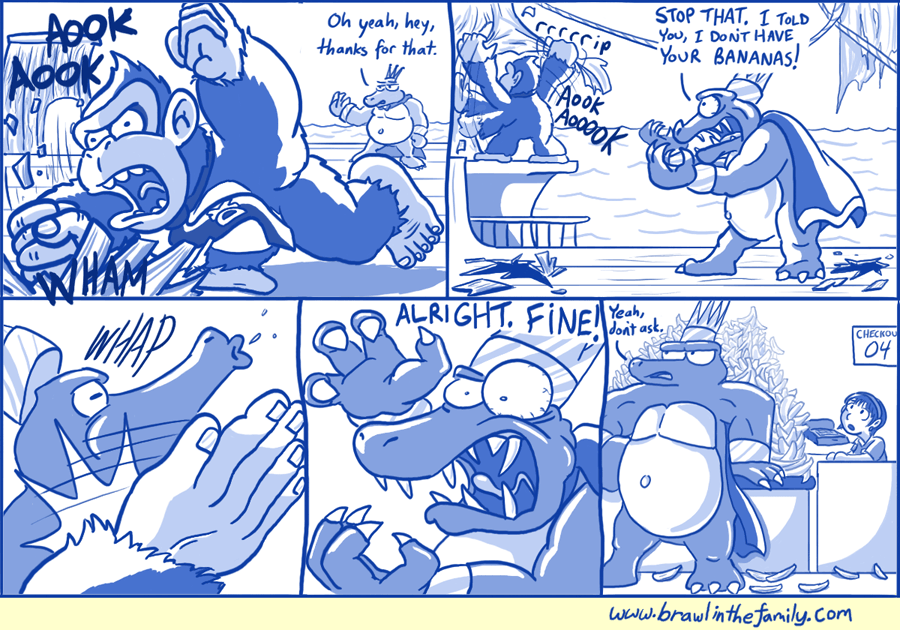 That's three strips in the past ten or so that involve bananas.