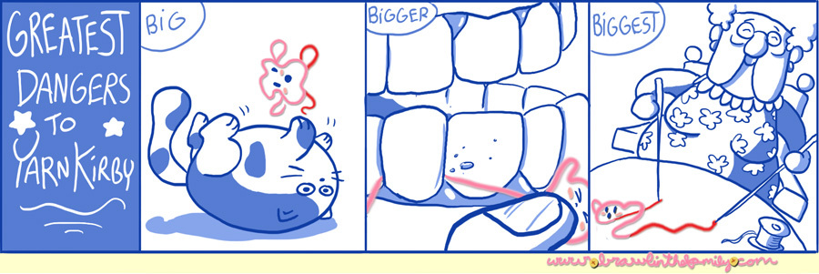 Grandma's second boss form is a massive sewing machine.