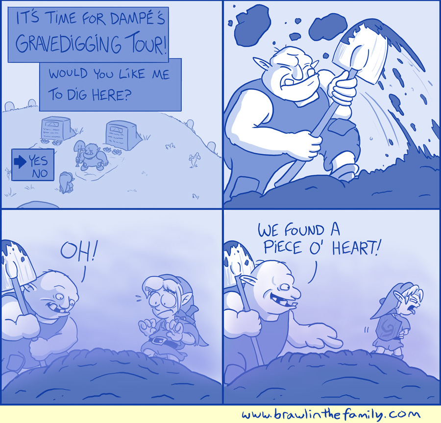 No wonder the ghosts there are so aggressive towards Link.